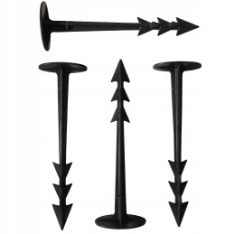 Sustiprinti tvirti kaiščiai agrotekstilei, agrotekstilei, geotekstilei ir brezentui tvirtinti, 200 vnt.