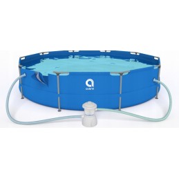 Apvalaus rėmo baseino priedai 19 viename siurblio filtras 305x76 cm