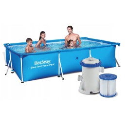 Bestway 56411 baseino 300x201x66cm filtro siurblys