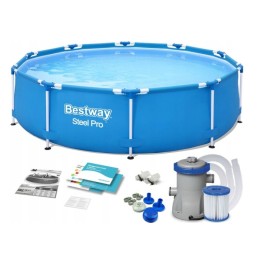 Bestway 56681 baseino 366x76cm chloro filtro siurblys