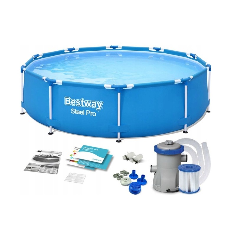 Bestway 56681 baseino 366x76cm chloro filtro siurblys