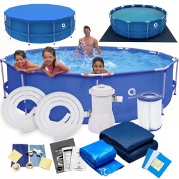 Sodo baseinas 366 x 76 cm, 16-in-1 rėmų komplektas