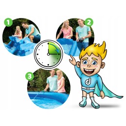 Garden expansion pool 457x84 bestway pump 9in1