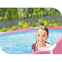 Plieninis sodo baseinas 244x76 su intex 28292 siurbliu