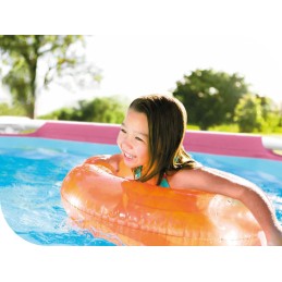 Plieninis sodo baseinas 244x76 su intex 28292 siurbliu