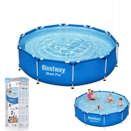 Bestway sodo rėmo baseinas, apvalus, PVC, 305 cm
