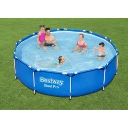Bestway sodo rėmo baseinas, apvalus, PVC, 305 cm