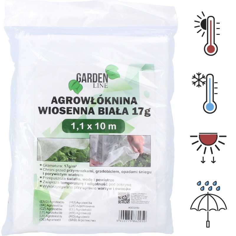 Spyruoklinė agrotekstilė - balta