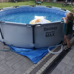 Bestway sodo rėmo baseinas 305x76cm siurblys