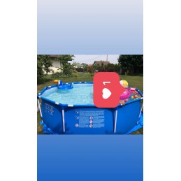 Bestway sodo rėmo baseinas 305x76cm siurblys