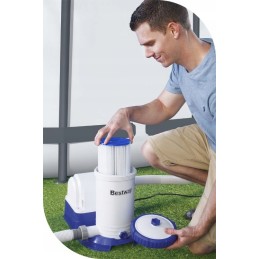 Baseino kasetinis kasetinis siurblys, baseino filtras 9463 lh bestway 58391 modelis 2024