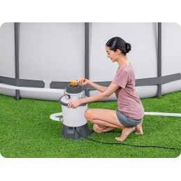 Smėlio siurblys baseinams, baseino filtras 3028, bestway jungtys, tvirtas komplektas