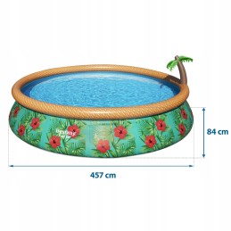 Expansion pool set 457x84 pump filter bestway