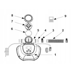 Titano elektrodas chloro generatoriams 26662 intex 13093