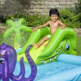 Vaikų vandens žaidimų aikštelė pripučiamas baseinas fontanas čiuožyklos žaislai