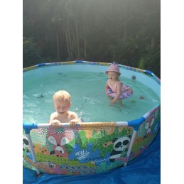 Sodo rėmo baseinas 274x66 bestway 4in1 komplektas