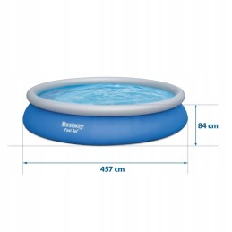 Išplečiamasis sodo baseinas 457 x 84 cm 9in1 bestway 57313