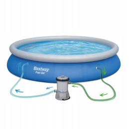 Išplečiamasis sodo baseinas 457 x 84 cm 9in1 bestway 57313