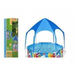 Sportinis karkasinis baseinas su stogeliu 183x51 cm