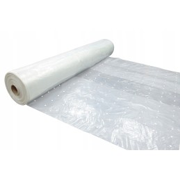 Perforuota dengiamoji folija Vulcanus Vua30r daržovėms su UV filtru 5,4x10m skaidri