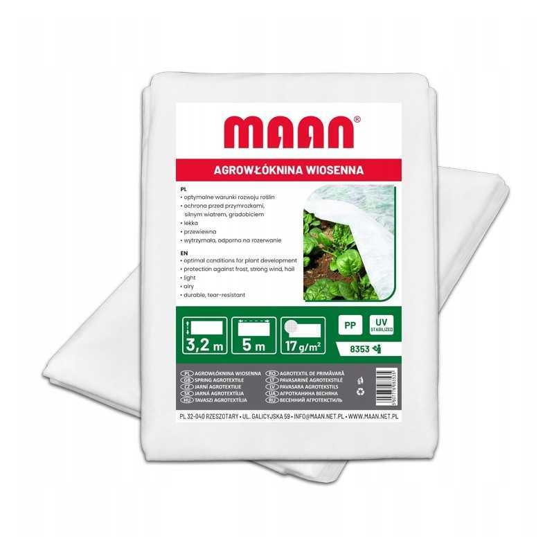 Danga agrotekstilė (žiema-pavasaris) maan balta 320 x 500 cm 17 g/m²