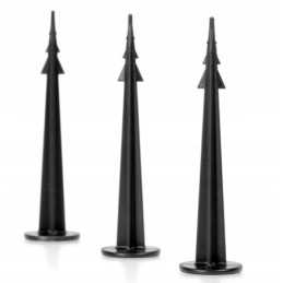 Kaiščiai tvirtinami prie žemės