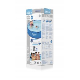 Karkasinis baseinas 10 pėdų 305 x 76 cm su bestway siurbliu