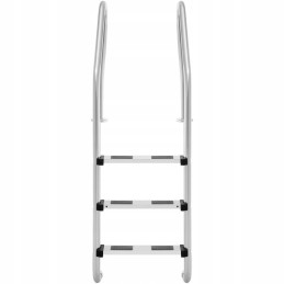 Uniprodo nerūdijančio plieno baseino kopėčios, 3 pakopos, 1600 mm