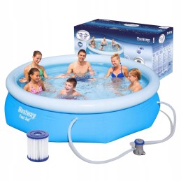 Greitas išplėtimo baseinas 305x76 10 pėdų bestway 3in1