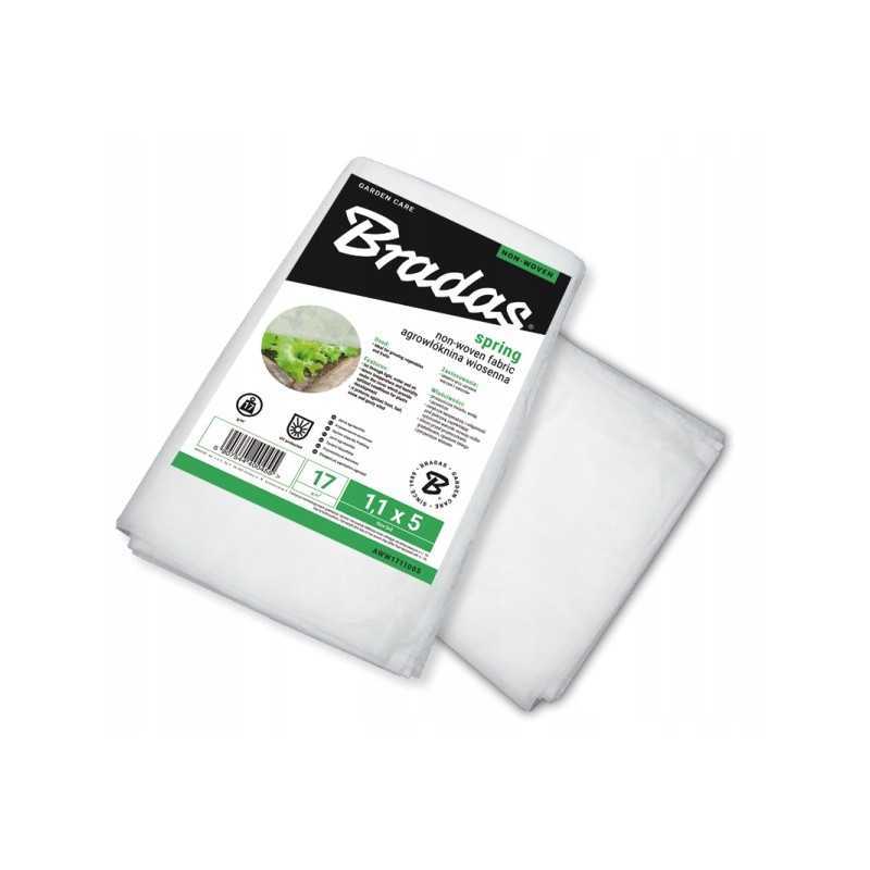 Agrotekstilės spyruoklinis dengiamasis kilimėlis 1,6x10 baltas braškėms ar daržovėms