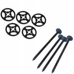 Agrotkanina agrotekstilė 70g 1,6 x 100m juoda + UV smeigtukai 3% nuo piktžolių