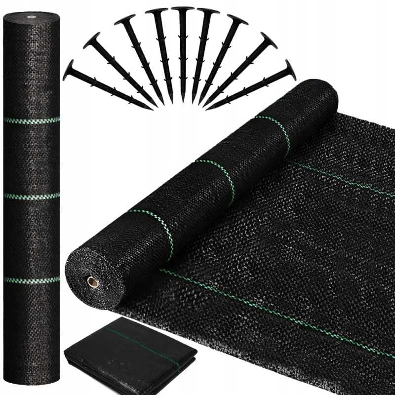 Stora nuo piktžolių agrotekstilė 70g piktžolių kontrolės agrotekstilė 1,6x50m nemokama