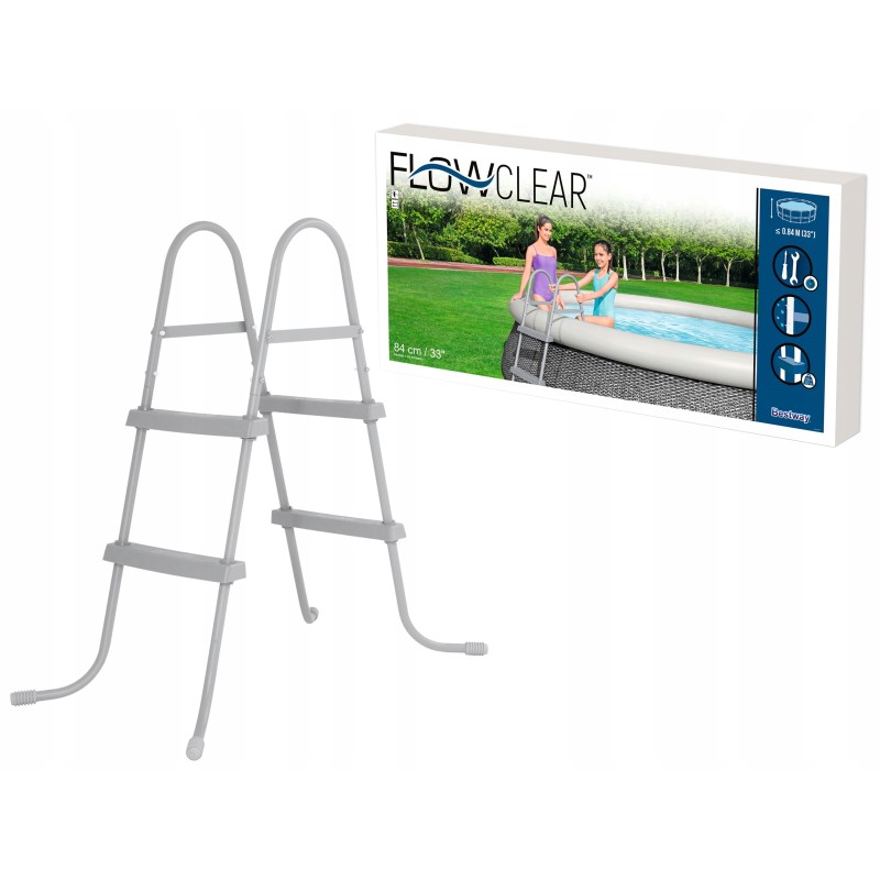 pakopų baseino kopėčios, 84 cm, bestway