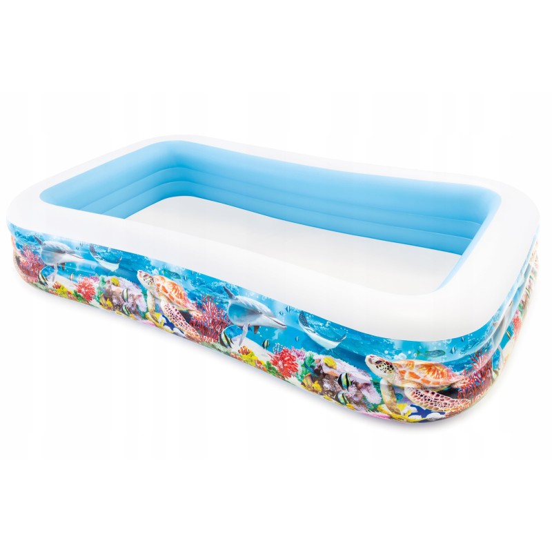 Pripučiamas baseinas su žuvimi 305x183x56 cm intex 58485