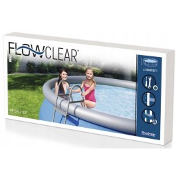 Dvipusės baseino kopėčios 84cm bestway 58430