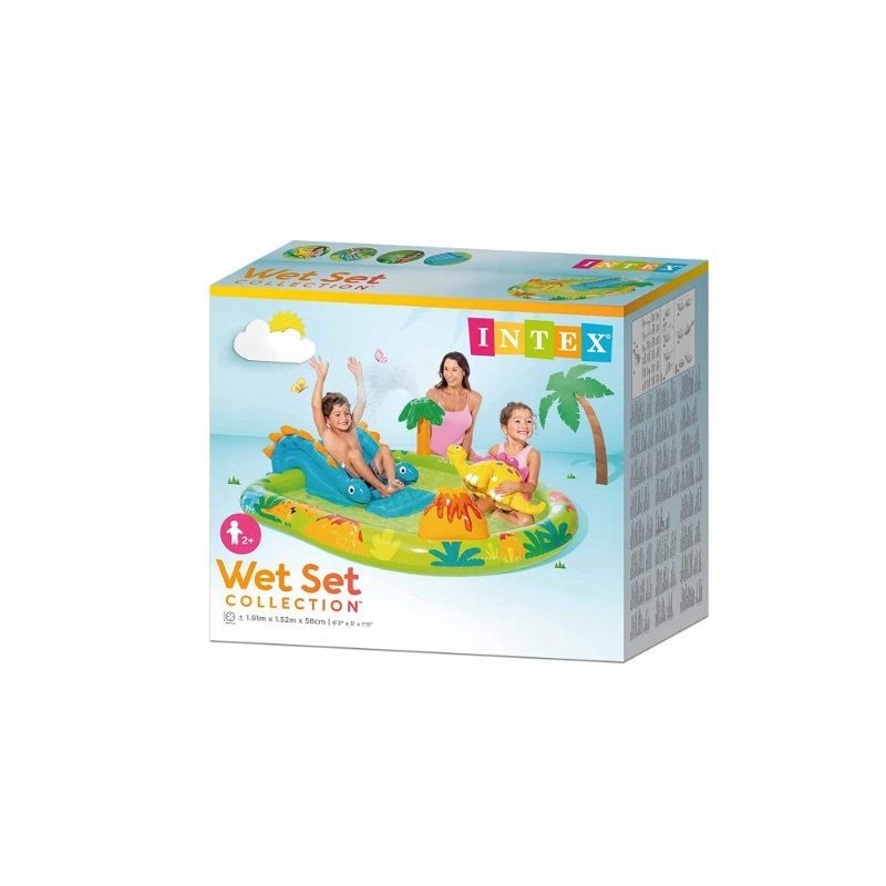 Pripučiama žaidimų aikštelė mažas dinozauras 57166np 21810