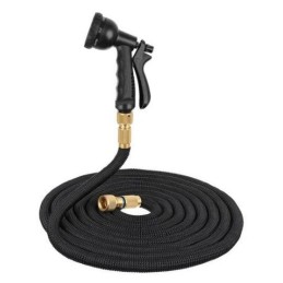 Long garden hose, extensible, 45 mm, gun connectors