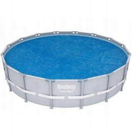 Saulės folijos danga 457 ir 488 cm bestway baseinams