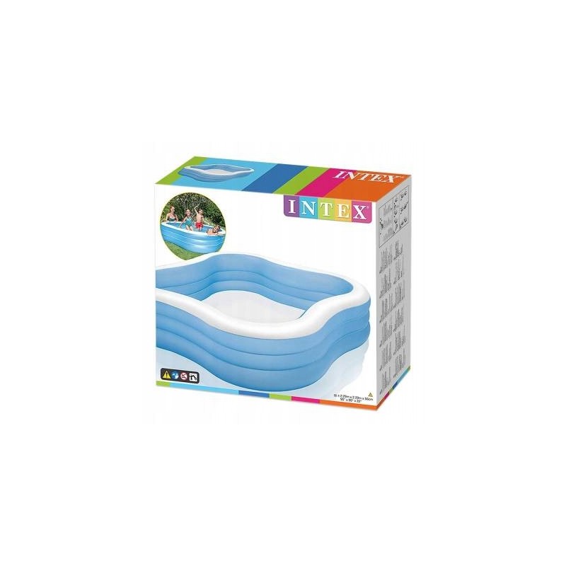 Stačiakampis pripučiamas baseinas intex 57495 229x229cm