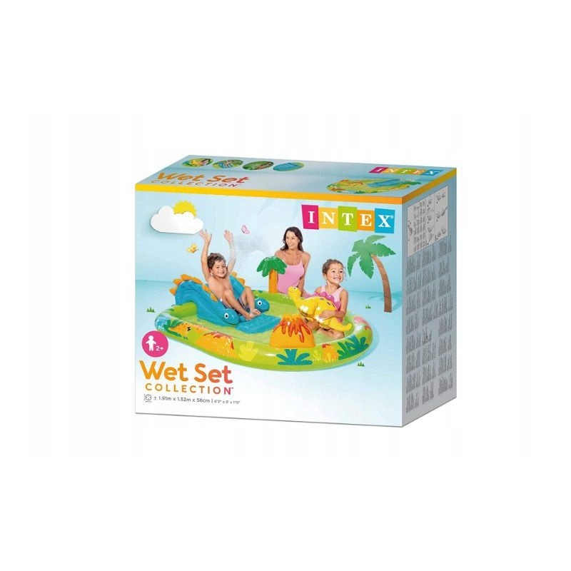 Pripučiama žaidimų aikštelė mažas dinozauras 57166np 21810