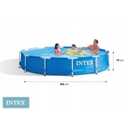 Intex rėmo baseinas 366x76cm 28210