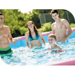 Plieninis sodo baseinas 244x76 intex 28292 rinkinys 12in1 modelis 2024