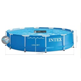 Plieninis sodo baseinas 366 x 76 cm 9in1 intex