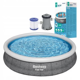 Sodo baseinas 3 viename išplėtimas 366x76 bestway 57445