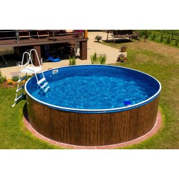 Cinkuotos baseino kopėčios 1 3 m, dvipusės