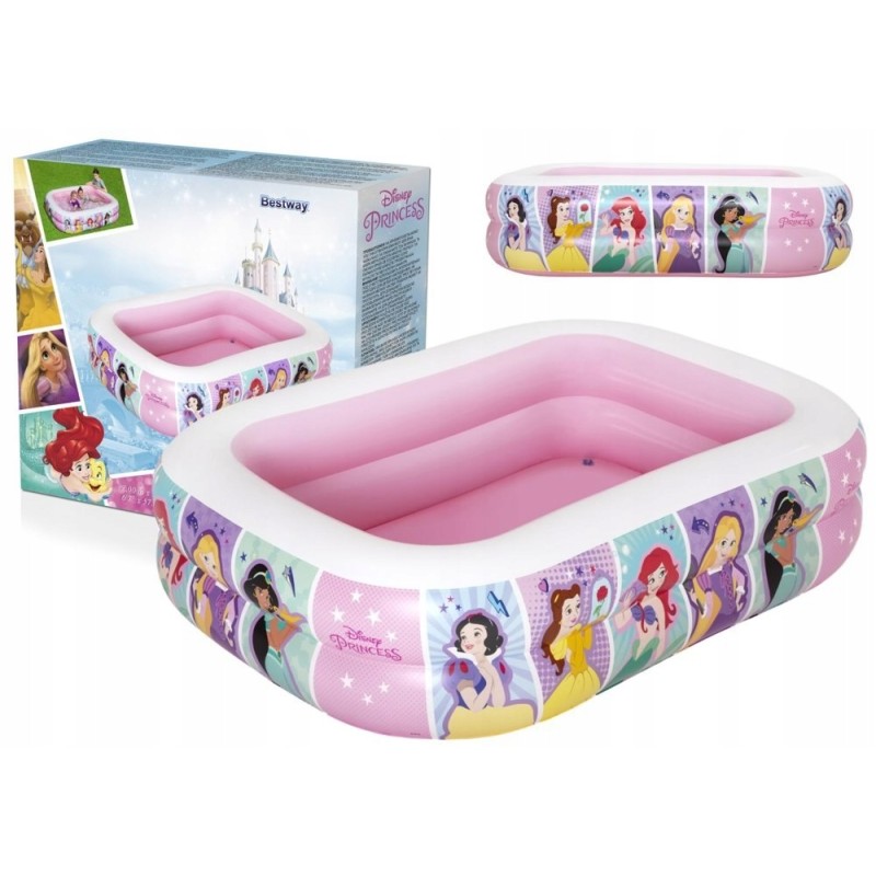 Disney Princess pripučiamas baseinas 200 x 146 x 48 cm bestway 91056