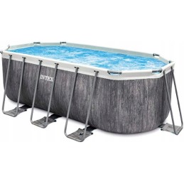 Intex prizmės rėmo saulės folijos kilimėlis 400x200x122cm