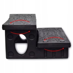 Lumarko juodos sūkurinės vonios laipteliai