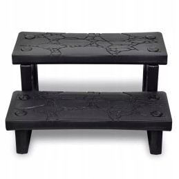 Lumarko juodos sūkurinės vonios laipteliai