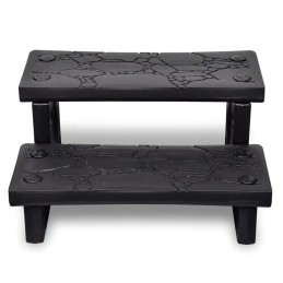 Lumarko juodos sūkurinės vonios laipteliai